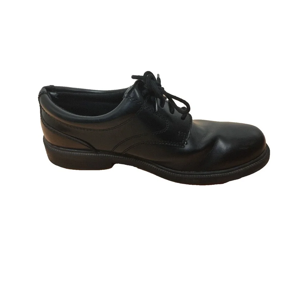 Deer Stags TIMES black‎ leather plain toe lace up oxford men's size US 9.5 M